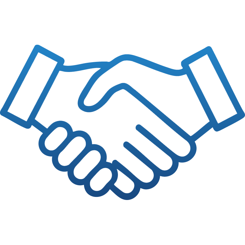 icon of two people shaking hands